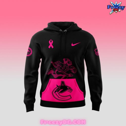 Vancouver Canucks 2024 NFL Crucial Catch Breast Cancer Hoodie