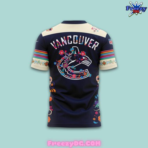 Vancouver Canucks Dia De Los Muertos T-Shirt