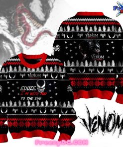 Venom Eddie To The End Special Ugly Sweater