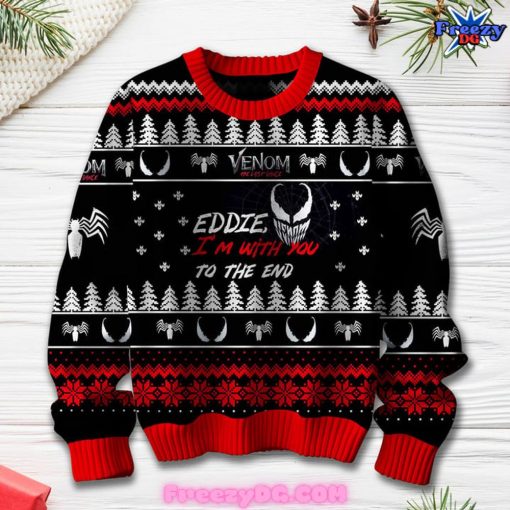 Venom Eddie To The End Special Ugly Sweater