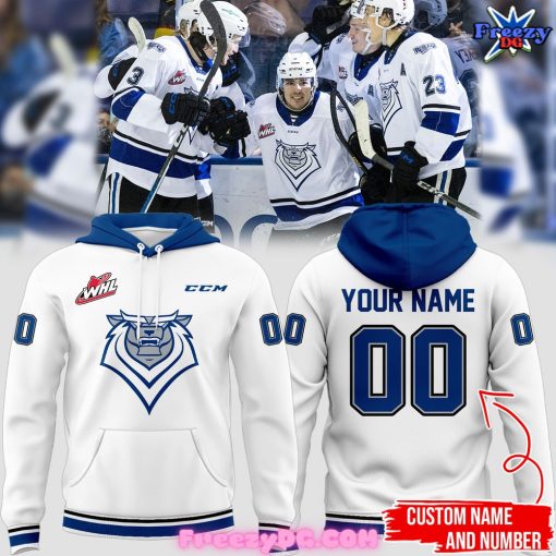 Victoria Royals Custom 2024 White Hoodie