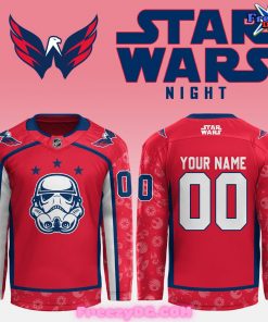 Washington Capitals x Star Wars Night 2024 Custom Hockey Jersey