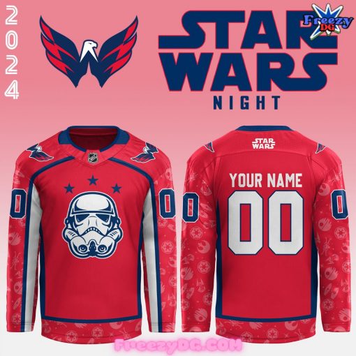 Washington Capitals x Star Wars Night 2024 Custom Hockey Jersey