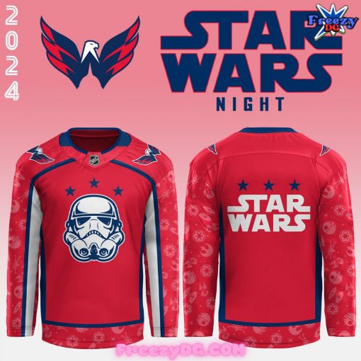 Washington Capitals x Star Wars Night 2024 Hockey Jersey