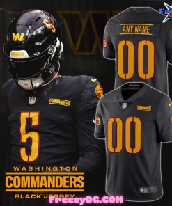 Washington Commanders Alternate Vapor 2024 Black Football Jersey