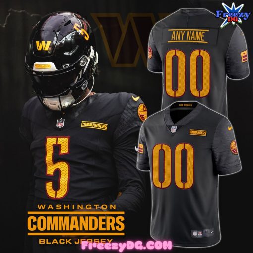 Washington Commanders Alternate Vapor 2024 Black Football Jersey