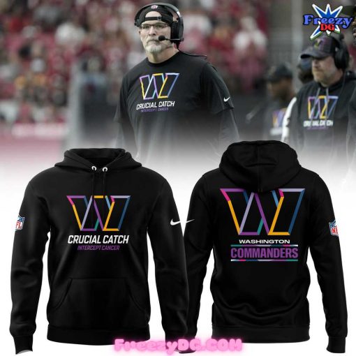 Washington Commanders Crucial Catch Intercept Cancer 2024 Hoodie