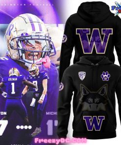 Washington Huskies Football 2024 Black Hoodie