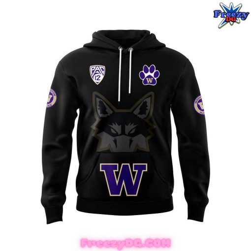 Washington Huskies Football 2024 Black Hoodie