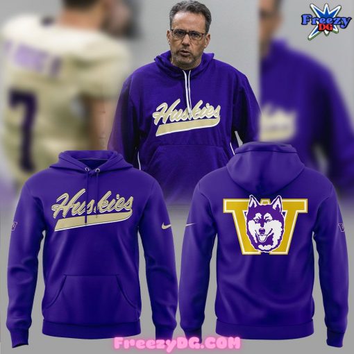 Washington Huskies Head Coach Limited Purple Hoodie