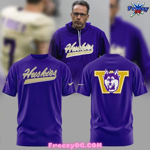 Washington Huskies Head Coach Limited Purple T-Shirt