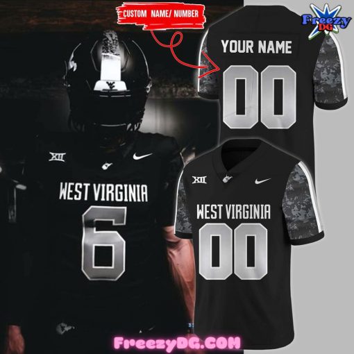 West Virginia Coal Rush 2024 Black Football Jersey