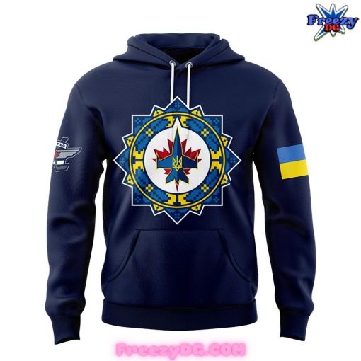 Winnipeg Jets Ukrainian Heritage Night 2025 Hoodie