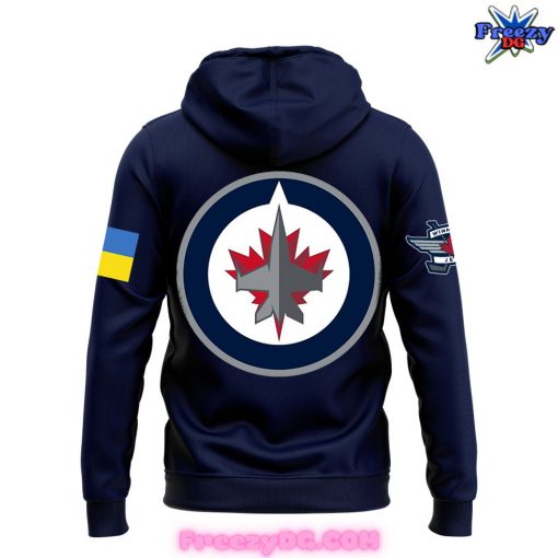 Winnipeg Jets Ukrainian Heritage Night 2025 Hoodie