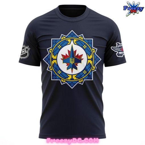 Winnipeg Jets Ukrainian Heritage Night 2025 T-Shirt