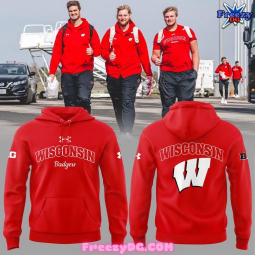 Wisconsin Badgers Football Under Armour 2024 Hoodie