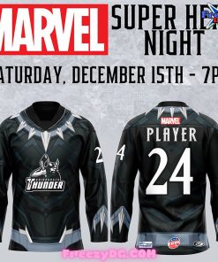 Adirondack Thunder Marvel Super Hero Night Hockey Jersey