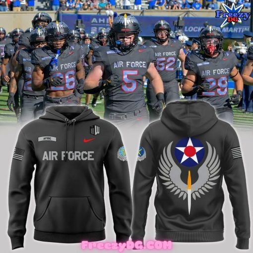 Air Force Falcons Football 2024 Gray Hoodie