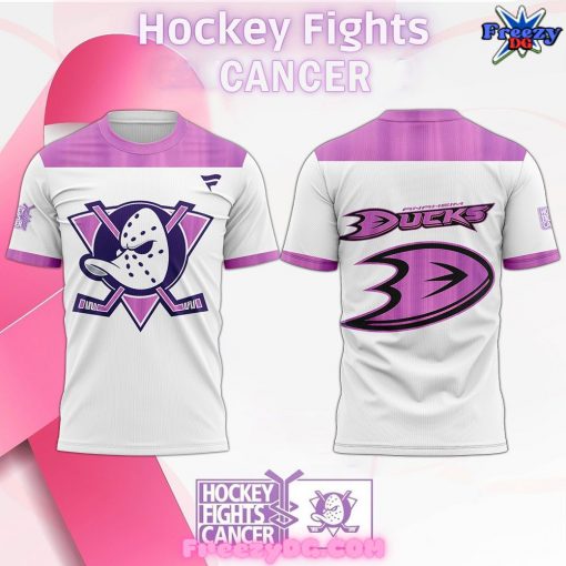 Anaheim Ducks Hockey Fights Cancer Special T-Shirt