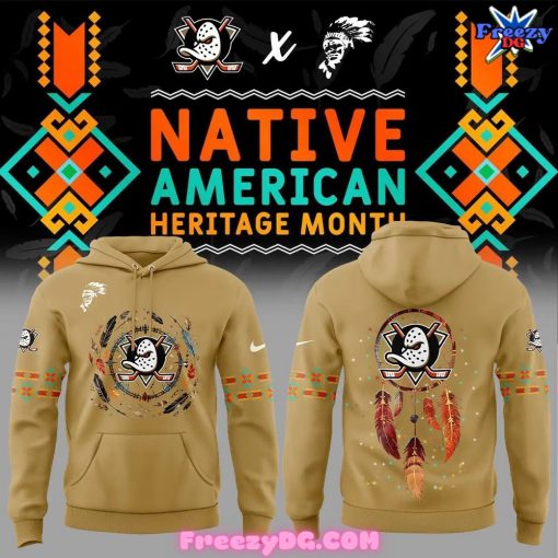 Anaheim Ducks Native American Heritage Month 2024 Hoodie