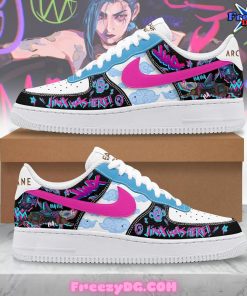 Arcane Jinx League of Legends Nike Air Force 1