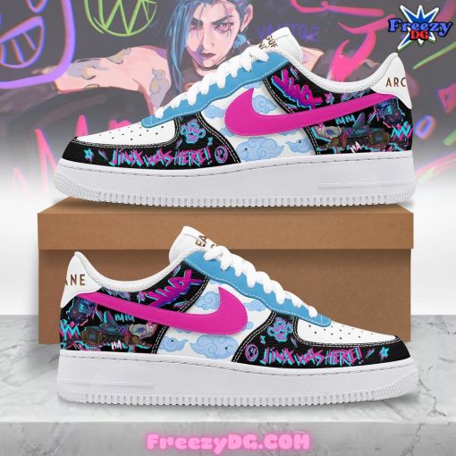 Arcane Jinx League of Legends Nike Air Force 1