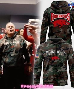 Arkansas Razorback Salute to Service Club 2024 Camo Hoodie