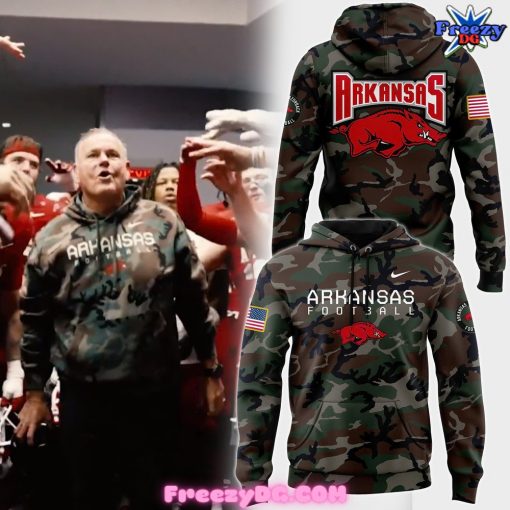 Arkansas Razorback Salute to Service Club 2024 Camo Hoodie