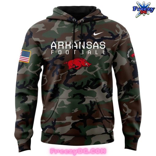 Arkansas Razorback Salute to Service Club 2024 Camo Hoodie