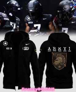 Army Black Knights 101st Airborne Alternate Untouchable Black Zip Hoodie