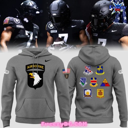 Army Black Knights 101st Airborne Alternate Untouchable Grey Hoodie