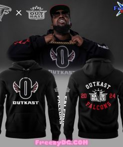 Atlanta Falcons x Outkast 2024 Special Black Hoodie