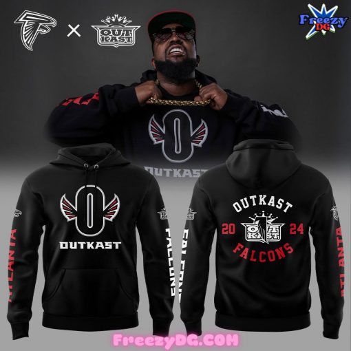 Atlanta Falcons x Outkast 2024 Special Black Hoodie