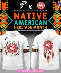 Atlanta Hawks Native American Heritage Month 2024 Hoodie