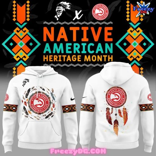 Atlanta Hawks Native American Heritage Month 2024 Hoodie