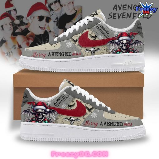 Avenged Sevenfold Merry Christmas Limited Edition Nike Air Force 1