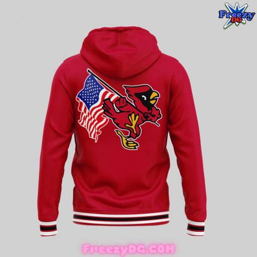 Ball State Football American Patriotic Special Red Hoodie