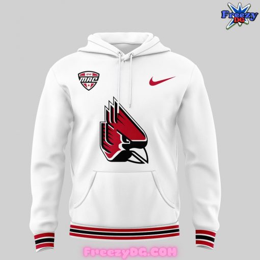 Ball State Football American Patriotic Special White Hoodie