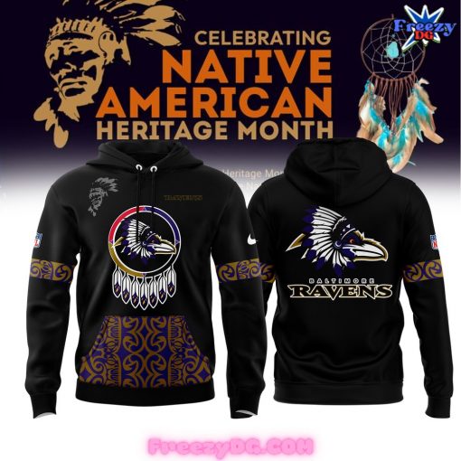 Baltimore Ravens Celebrating Native American Special Hoodie