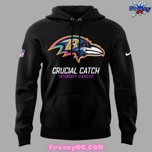 Baltimore Ravens NFL Crucial Catch Intercept Cancer Special Hoodie