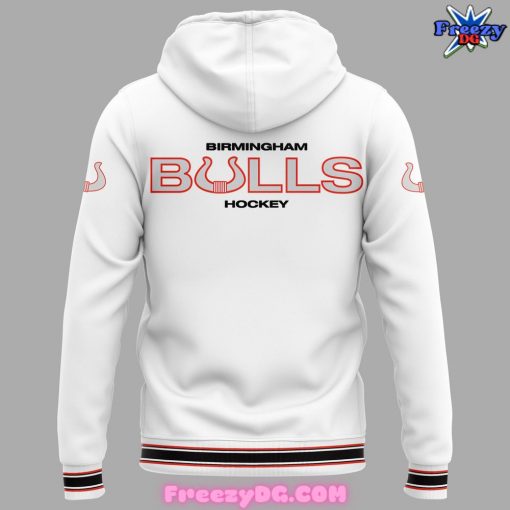 Birmingham Bulls Hockey Special White Hoodie