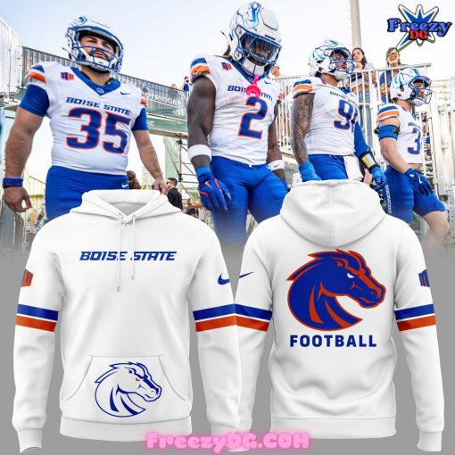 Boise State Broncos Football Special White Hoodie