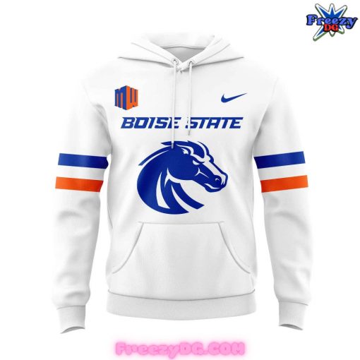 Boise State Broncos Vintage Mark Special White Hoodie