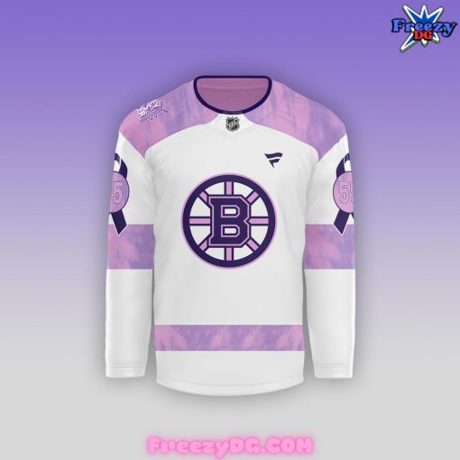 Boston Bruins Hockey Fights Cancer Hockey Jersey