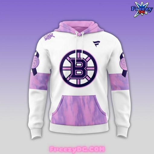 Boston Bruins Hockey Fights Cancer Hoodie