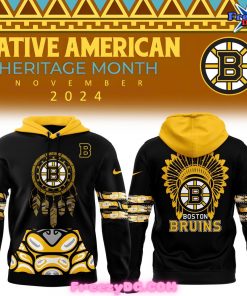 Boston Bruins Native American Heritage Month Special Hoodie