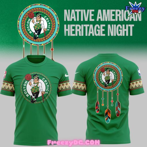 Boston Celtics Native American Heritage Month 2024 T-Shirt