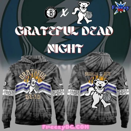 Brooklyn Nets Grateful Dead Night 2024 Hoodie