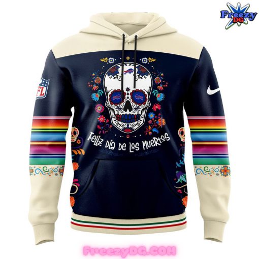 Buffalo Bills Dia De Los Muertos Hoodie