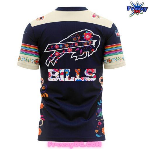 Buffalo Bills Dia De Los Muertos T-Shirt